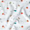 Printed Jersey MINIPOM Off-White / Vintage Multicolored
